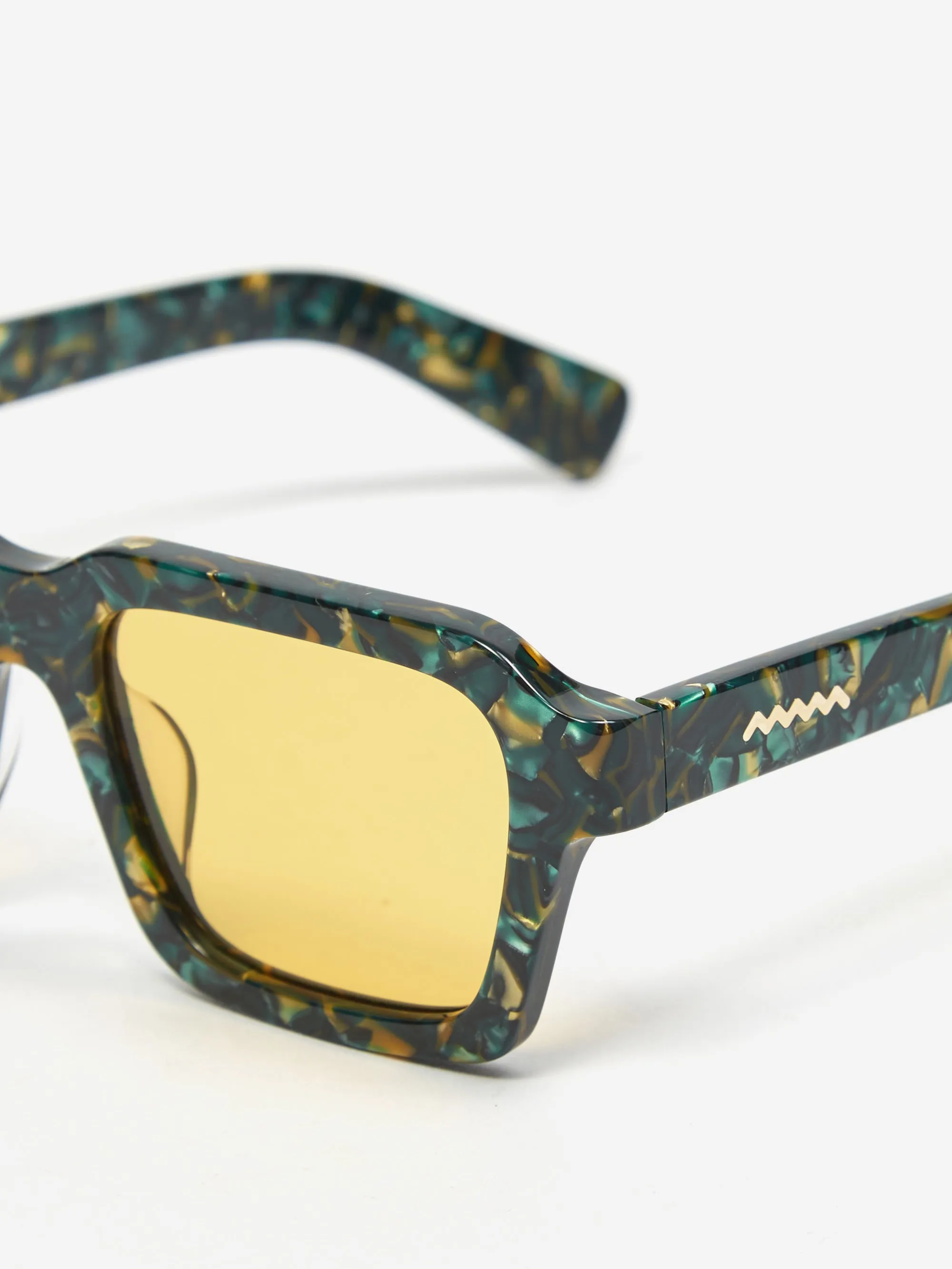 Brain Dead Staunton Sunglasses - Green Granite