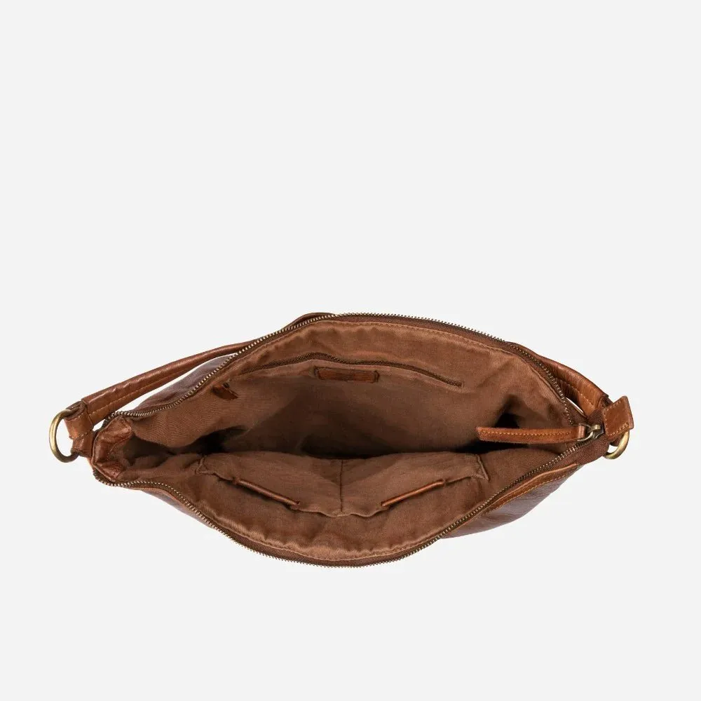 Brando Winslet Ladies Crossbody East West | Cognac