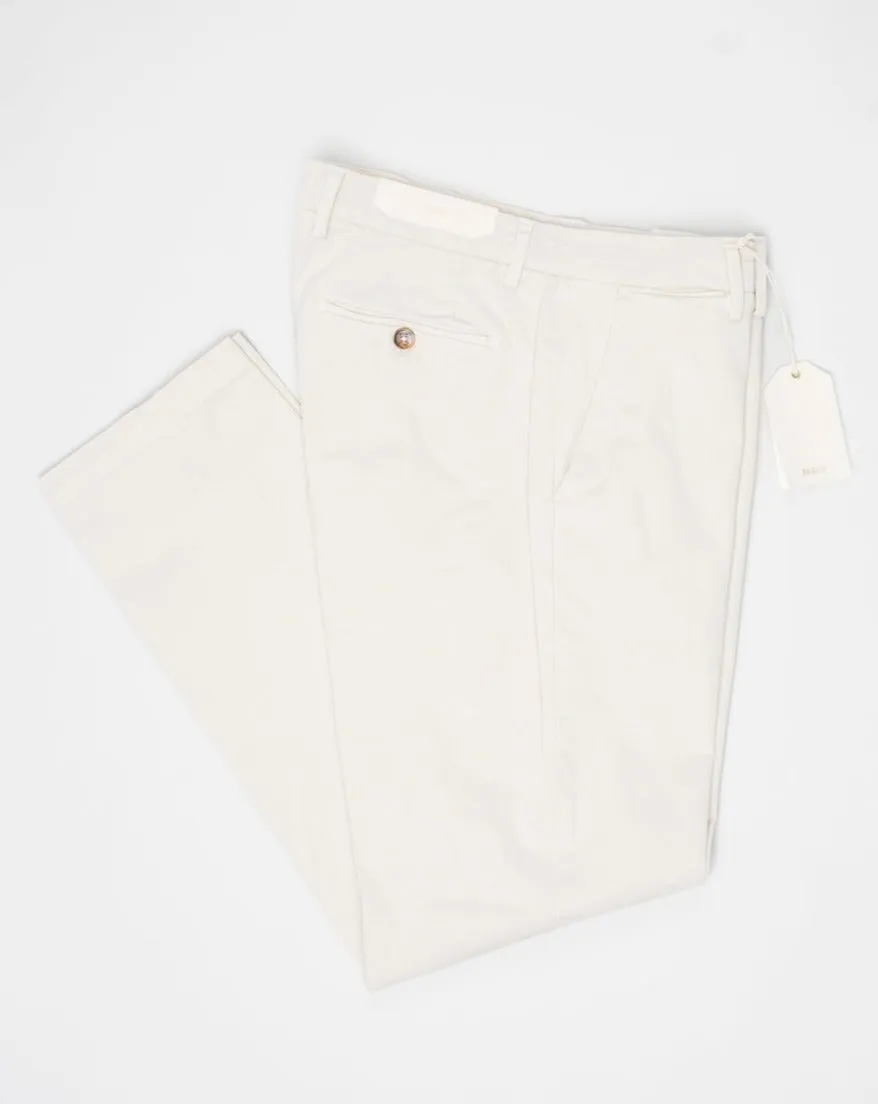 Briglia Garment Dyed Soho Trousers / Panna