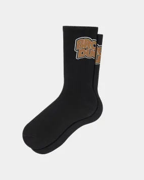 Brown Ducks Socks | Black