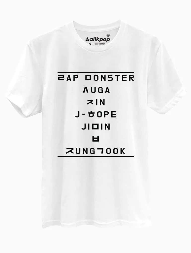 BTS Hangul Name Tee