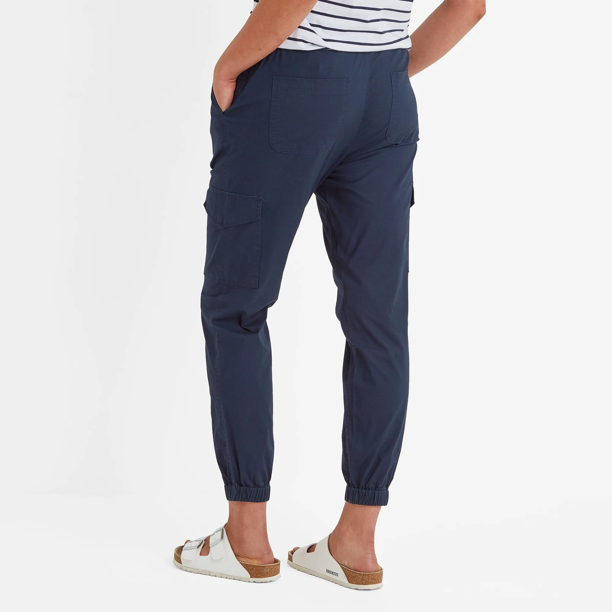 Cahill Womens Cargo Trousers  - Dark Indigo