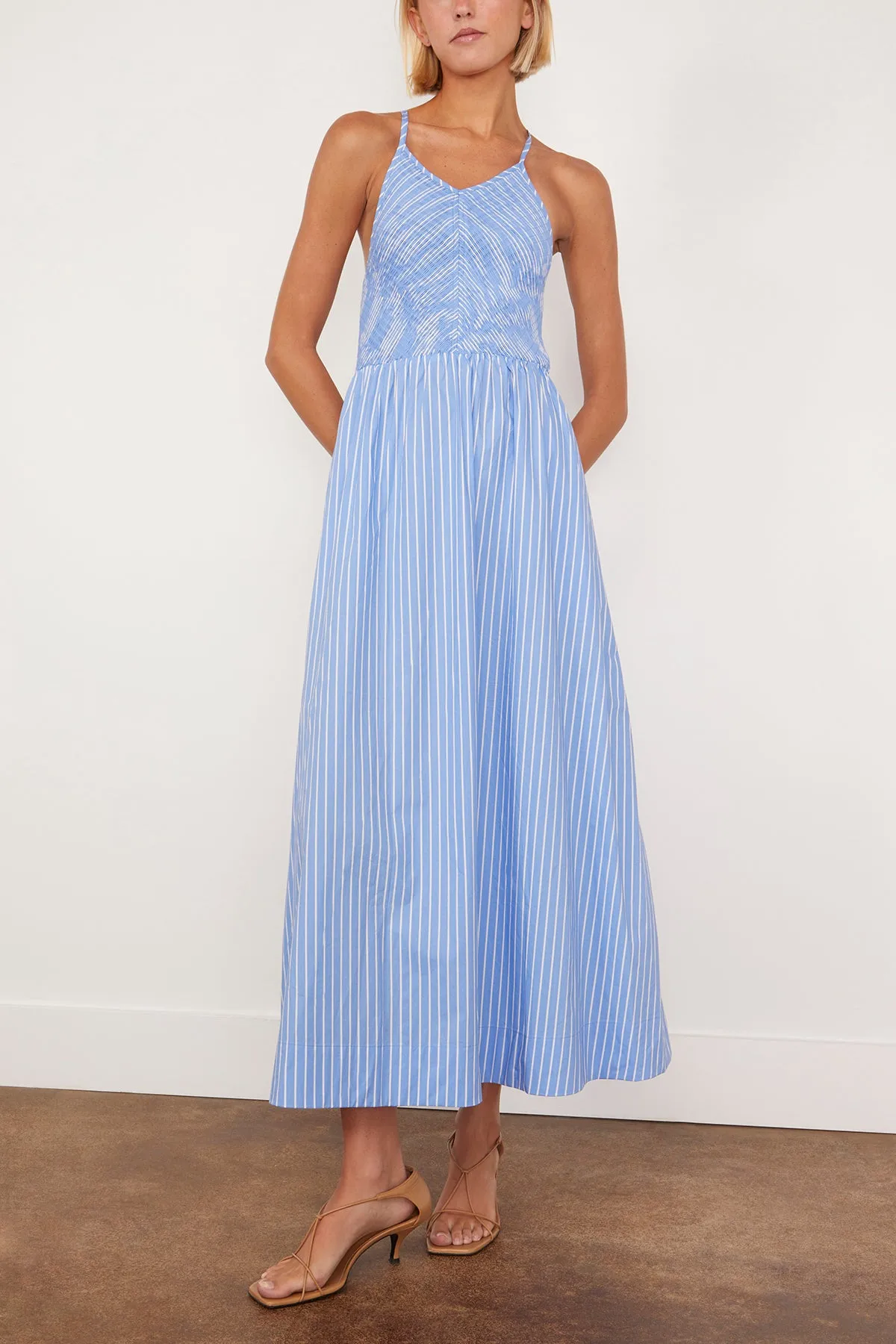 Camera Midi Dress in Baratti Stripe