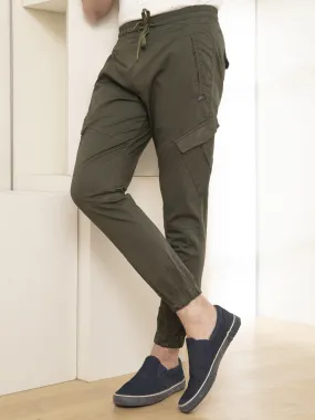 CARGO JOGGER TROUSER DARK GREEN