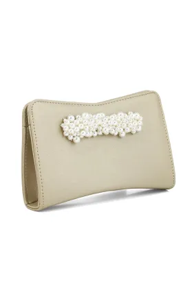 Casual Clutch B21541-Champagne