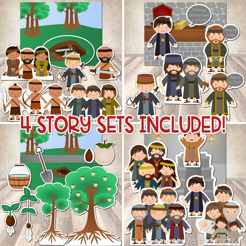 CFM BOOK of MORMON Story Board {KIT 6} Printable