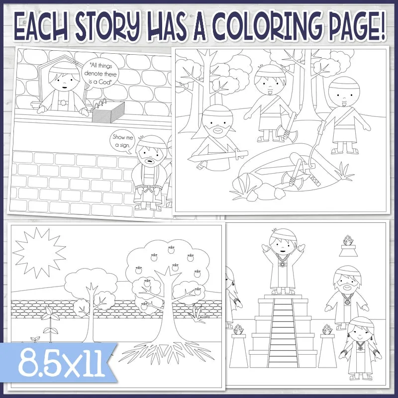 CFM BOOK of MORMON Story Board {KIT 6} Printable