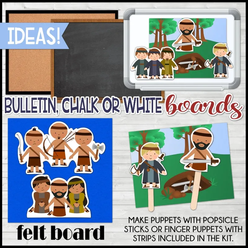 CFM BOOK of MORMON Story Board {KIT 6} Printable