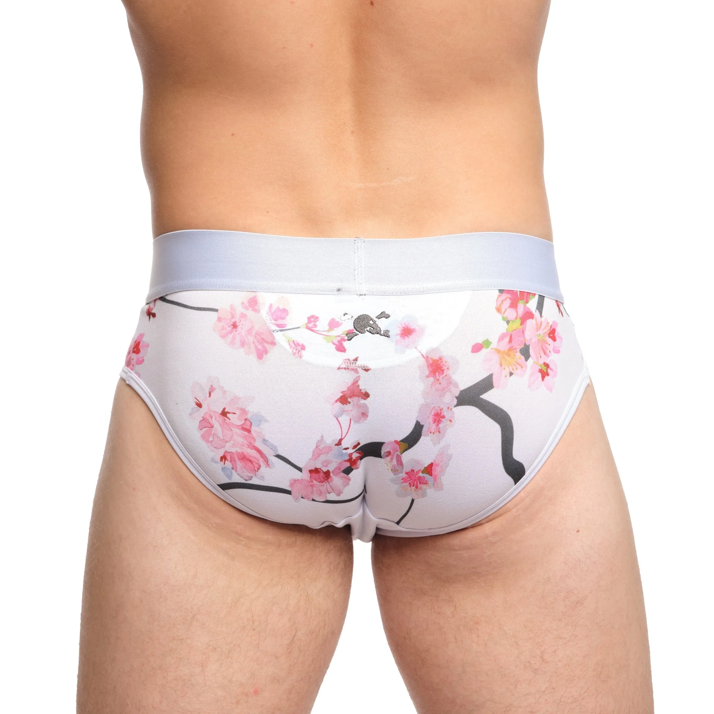 Cherry Blossom Brief White