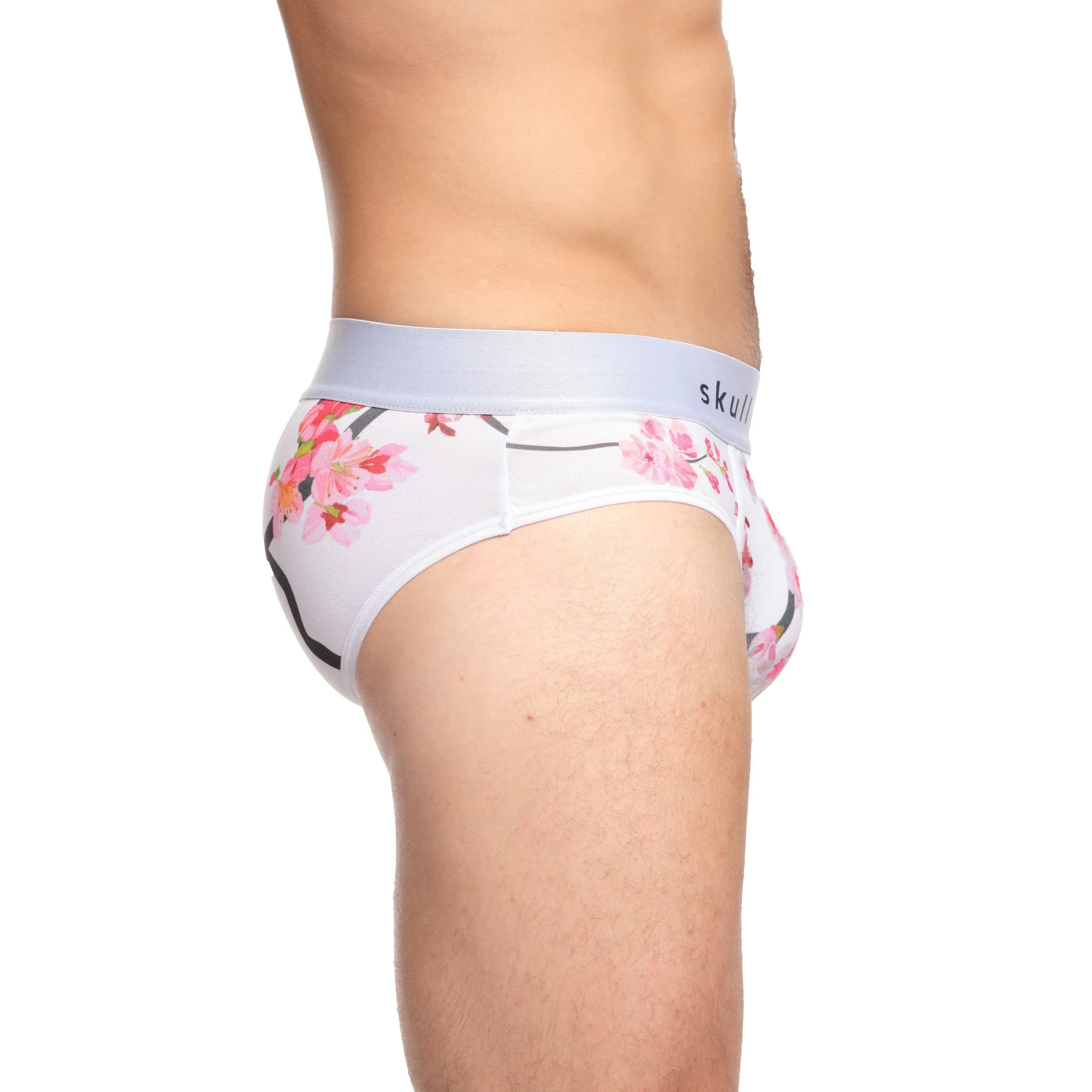 Cherry Blossom Brief White