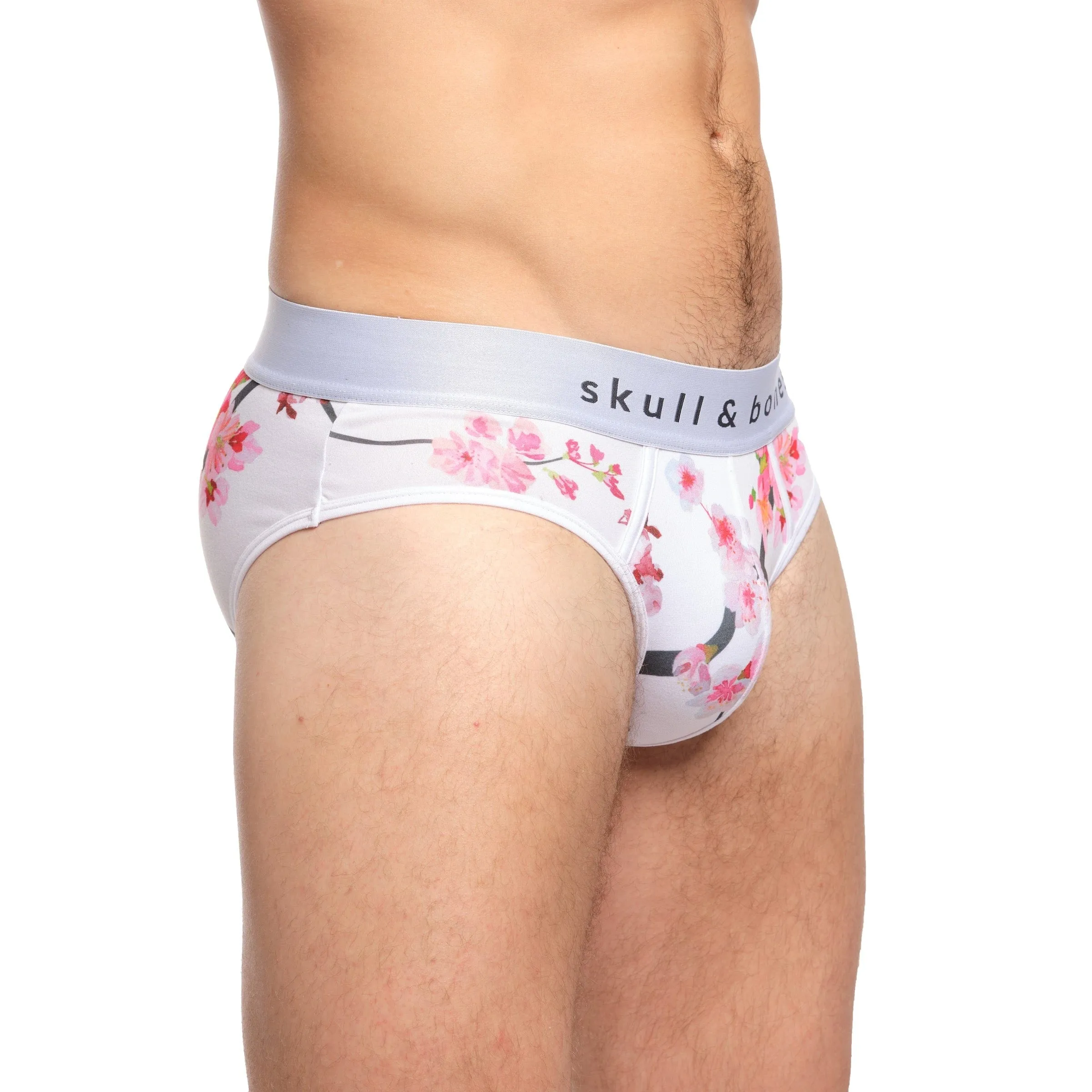 Cherry Blossom Brief White