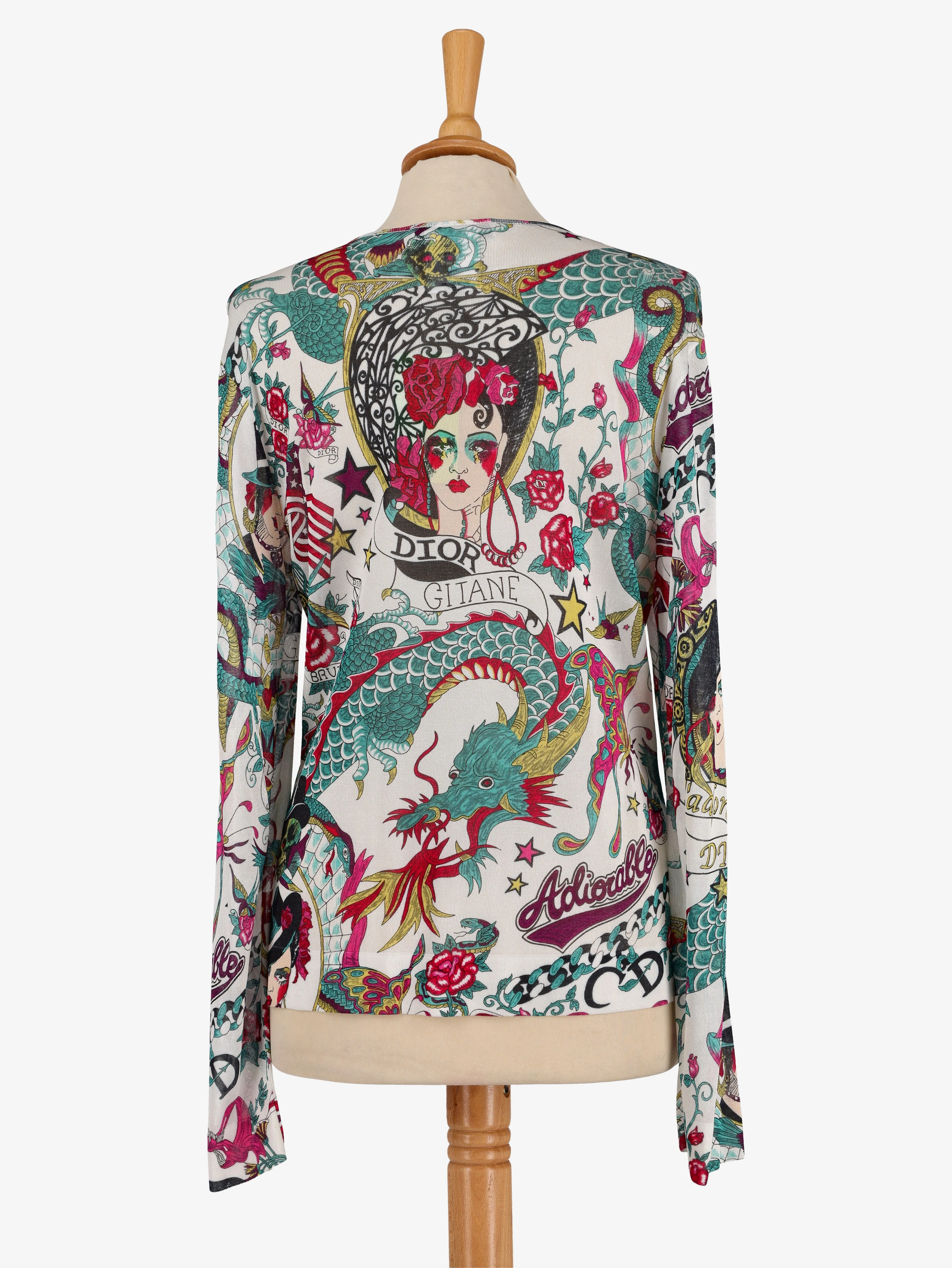 Christian Dior Gypsy Print Long-sleeved Shirt - 00s