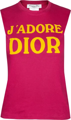 Christian Dior J'Adore Dior Sleeveless Top