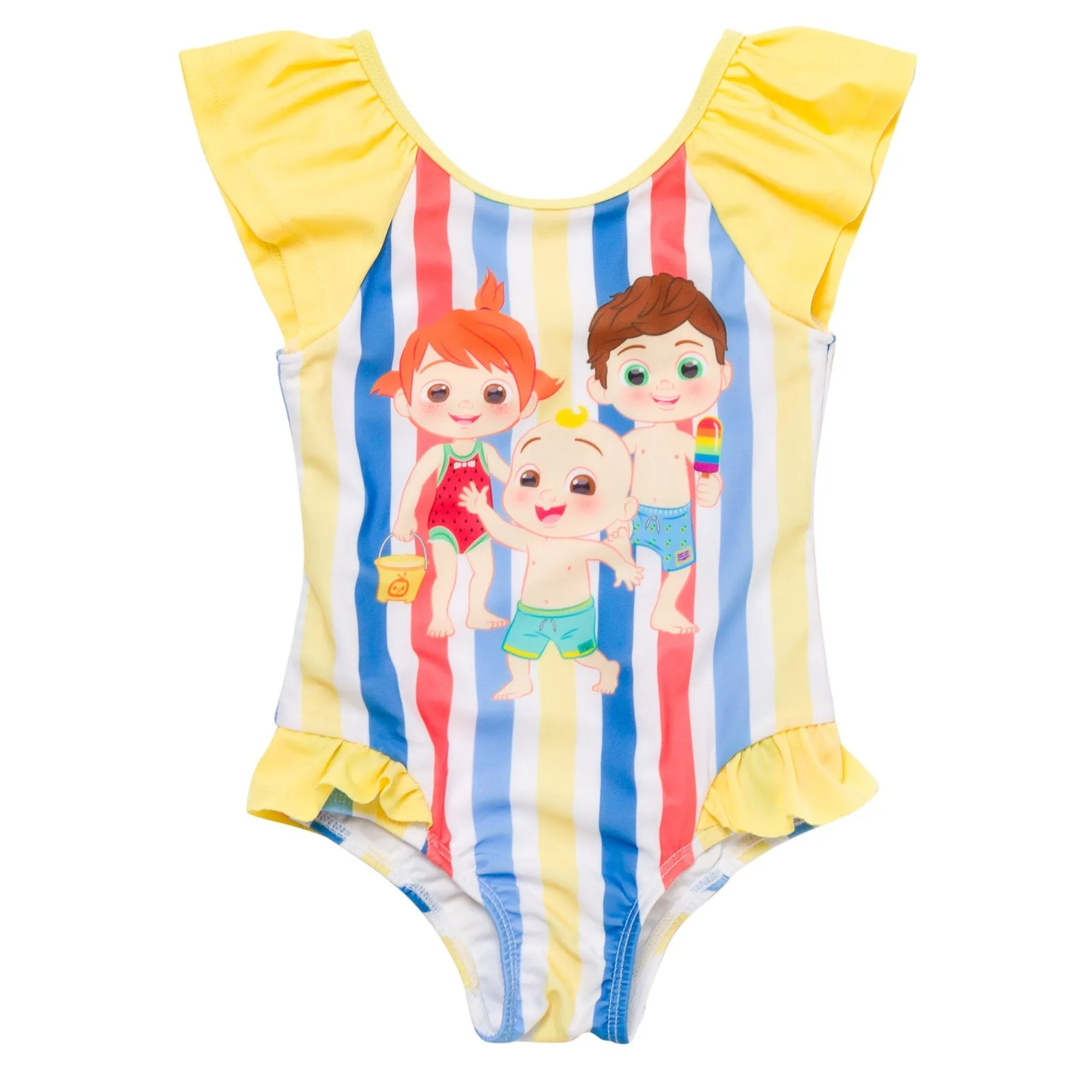 CoComelon UPF 50  One Piece Bathing Suit