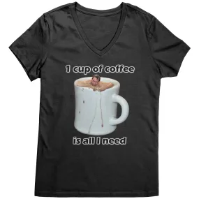 Coffee Shirt – All You Need A Cup Of Coffee to Swim In