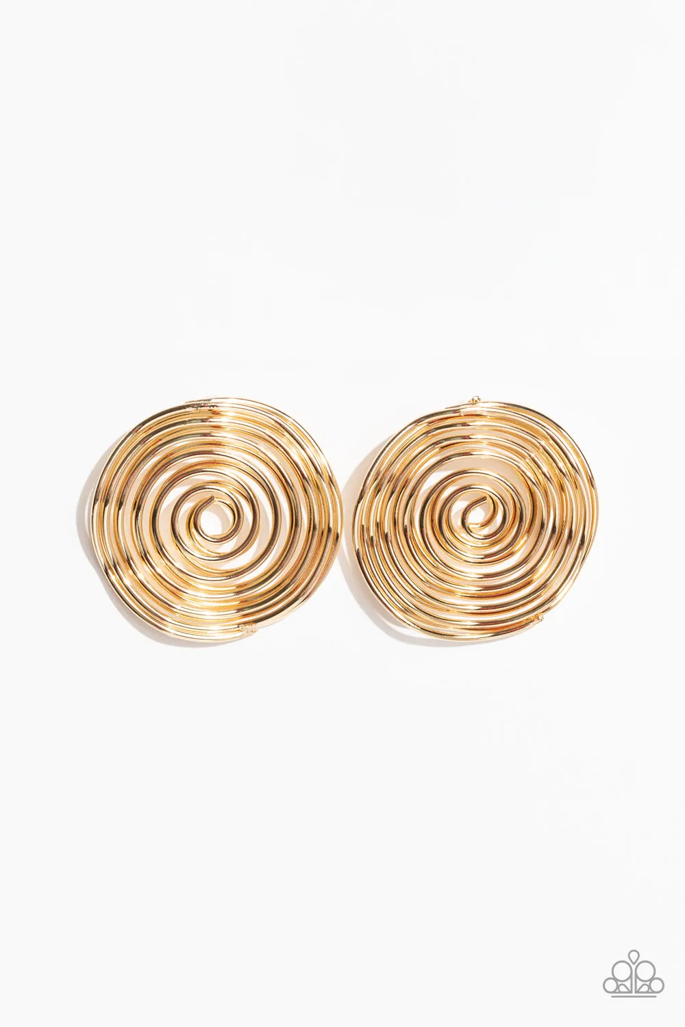 COIL Over Gold-Earrings