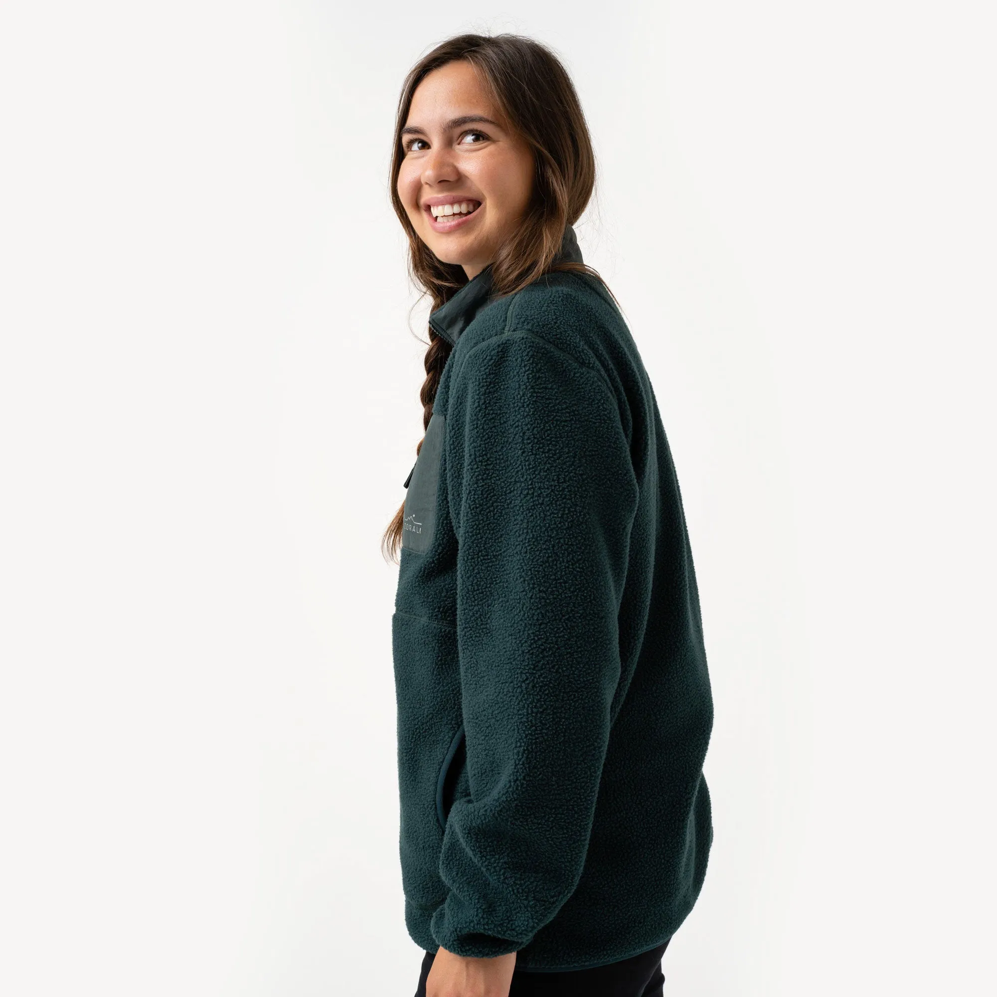 Cosy Camp Fleece Pine Green