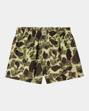 Cotton Boxer | Green Camo Duck