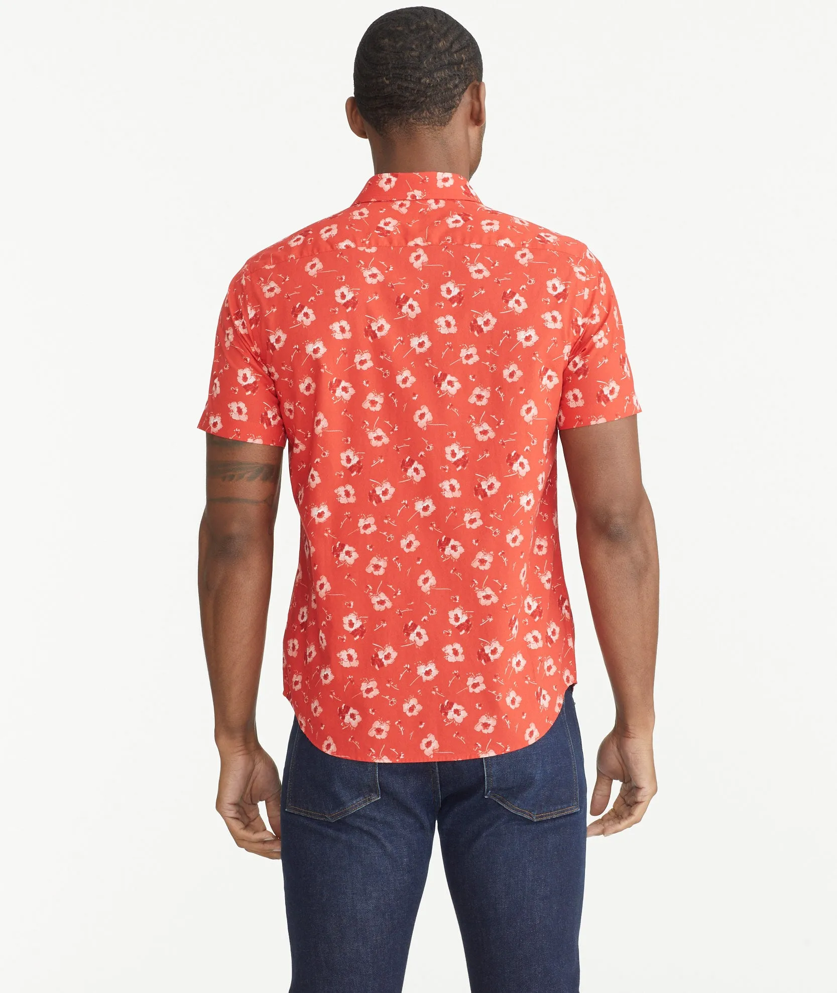 Cotton Short-Sleeve Coolidge Shirt