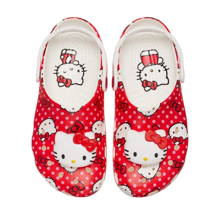 Crocs Hello Kitty Classic Clog Red Womens