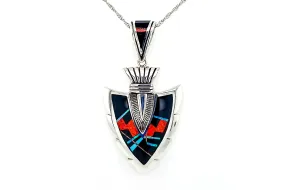 David Rosales Fancy-Cut Arrowhead Pendant