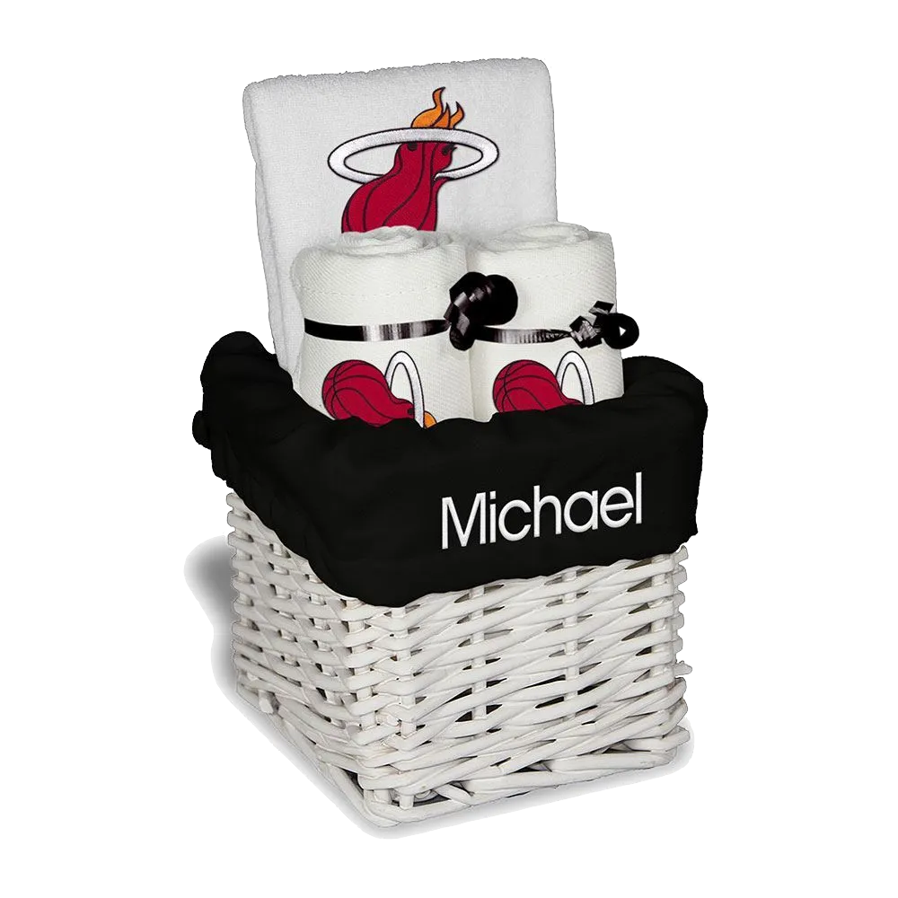 Designs by Chad and Jake Miami HEAT Custom Infant Small Basket