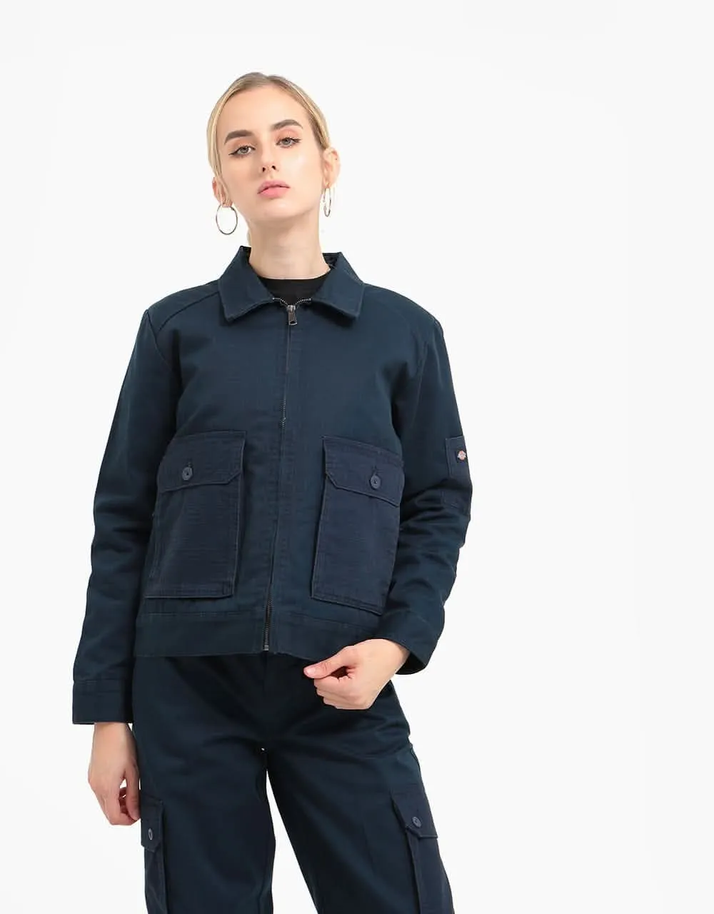 Dickies Womens Utility Eisenhower Jacket - Dark Navy