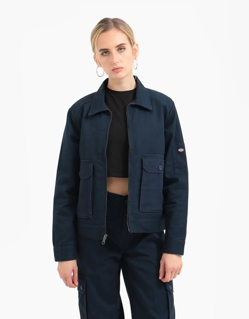 Dickies Womens Utility Eisenhower Jacket - Dark Navy