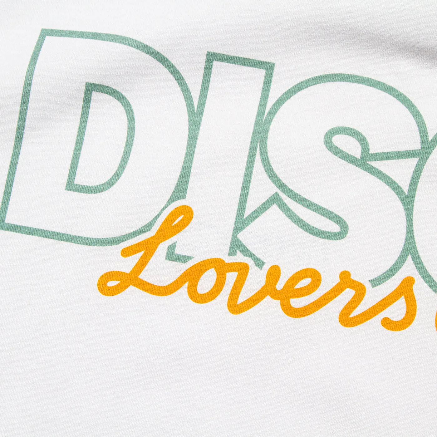 Disco Lovers Back Print - Tshirt - White