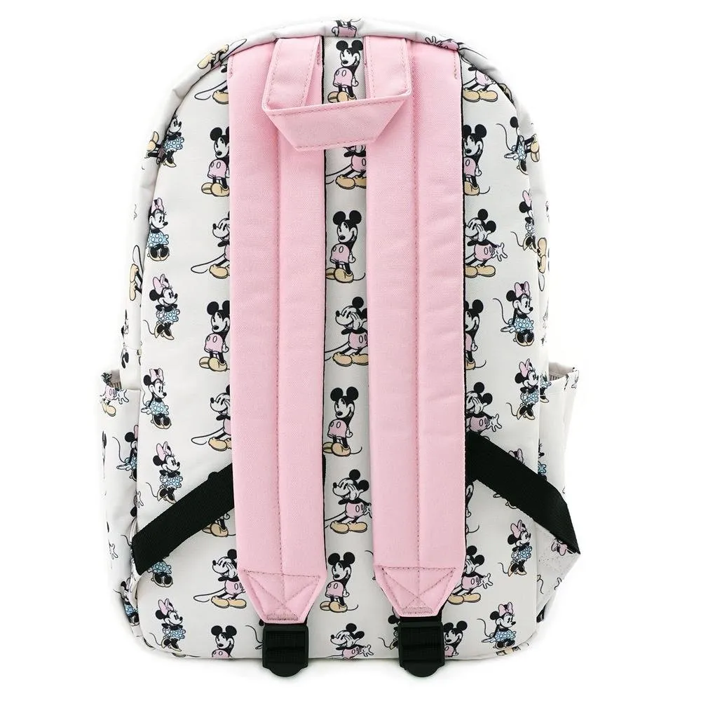 Disney Pastel Minnie Mickey Nylon Backpack