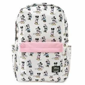 Disney Pastel Minnie Mickey Nylon Backpack