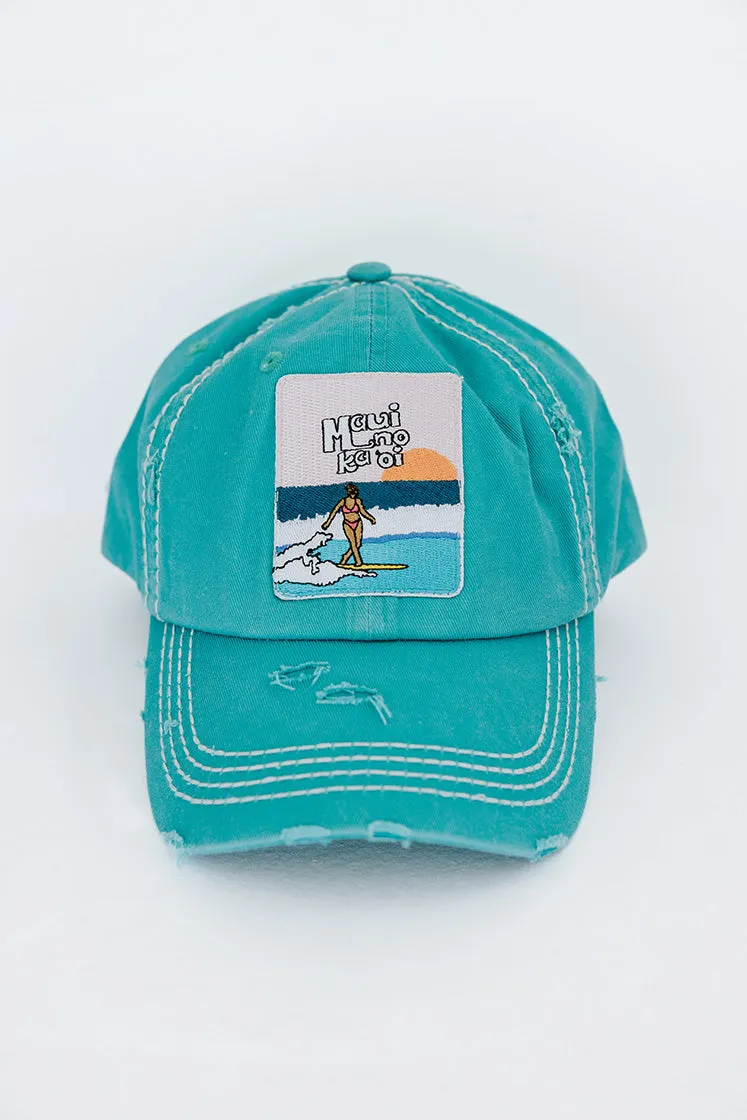 Distressed Dad Hat - Maui No Ka Oi