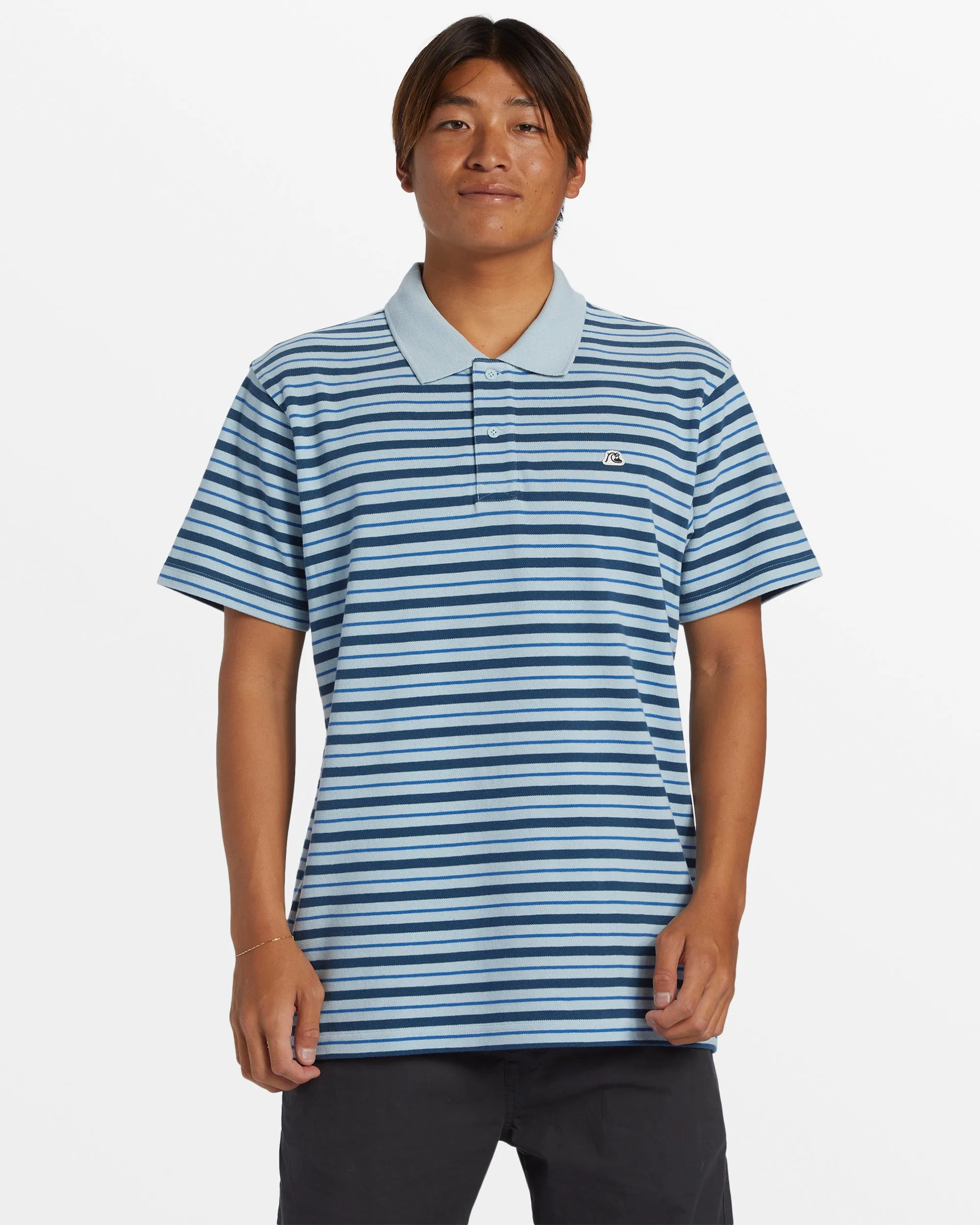 DNA Polo Crew Neck Top - Winter Sky DNA Polo