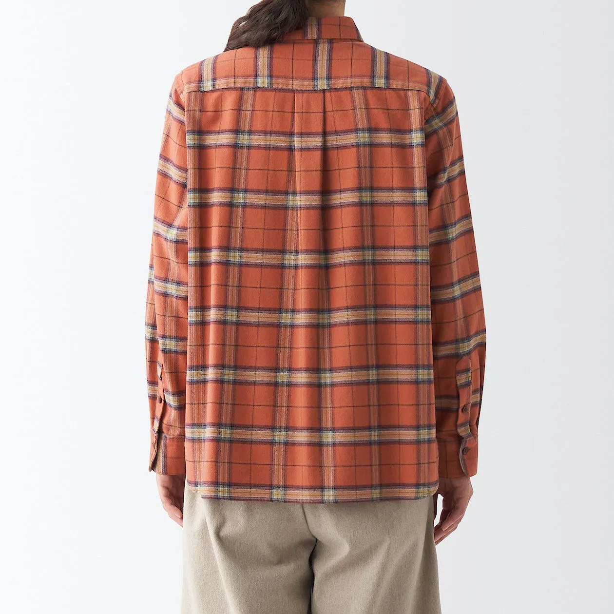 Double Brushed Flannel Long Sleeve Shirt