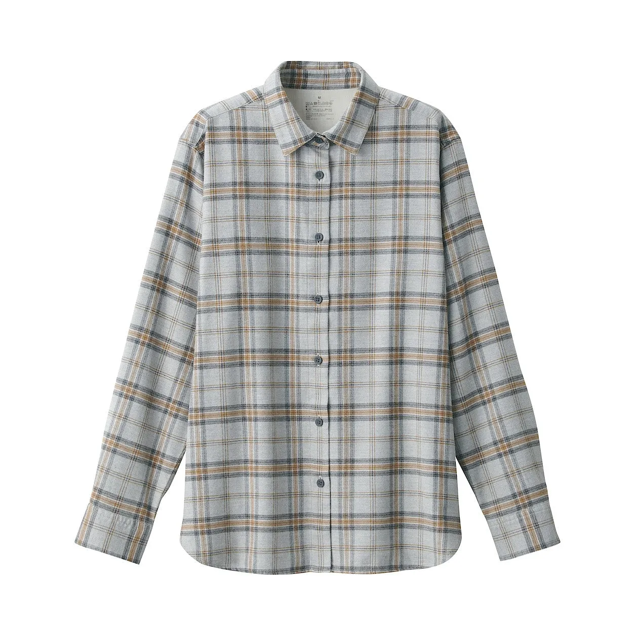 Double Brushed Flannel Long Sleeve Shirt