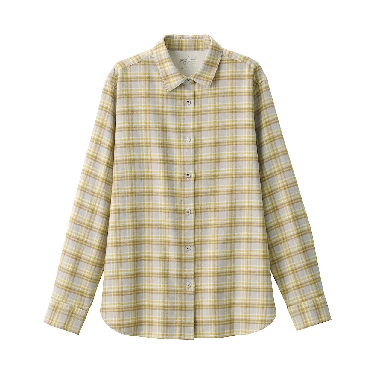 Double Brushed Flannel Long Sleeve Shirt