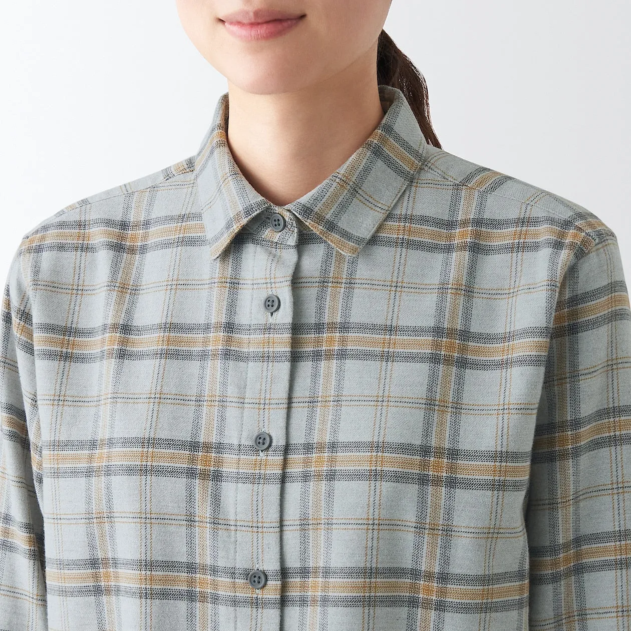 Double Brushed Flannel Long Sleeve Shirt