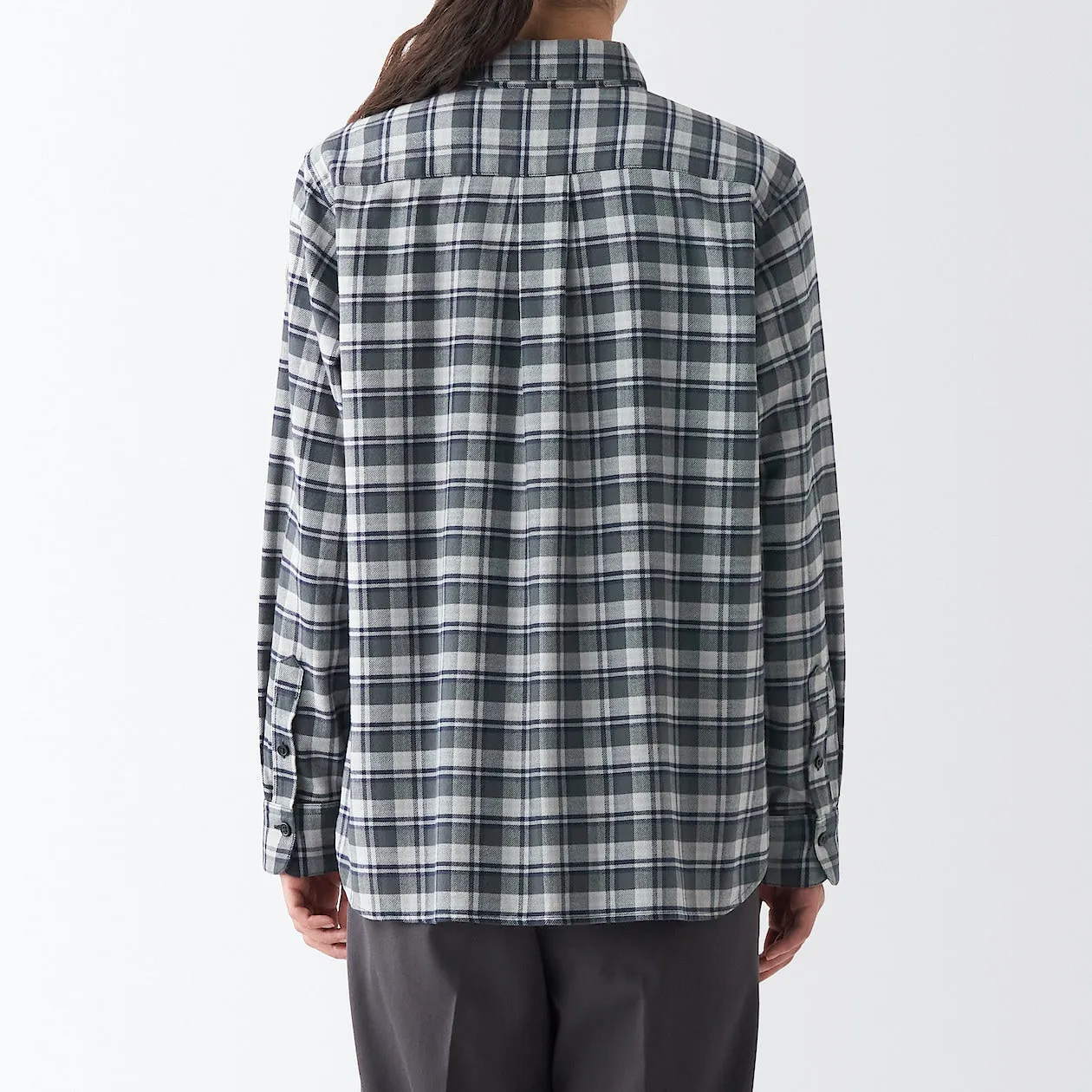 Double Brushed Flannel Long Sleeve Shirt