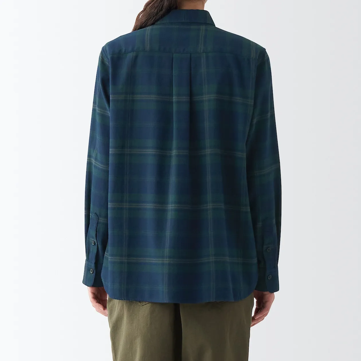 Double Brushed Flannel Long Sleeve Shirt