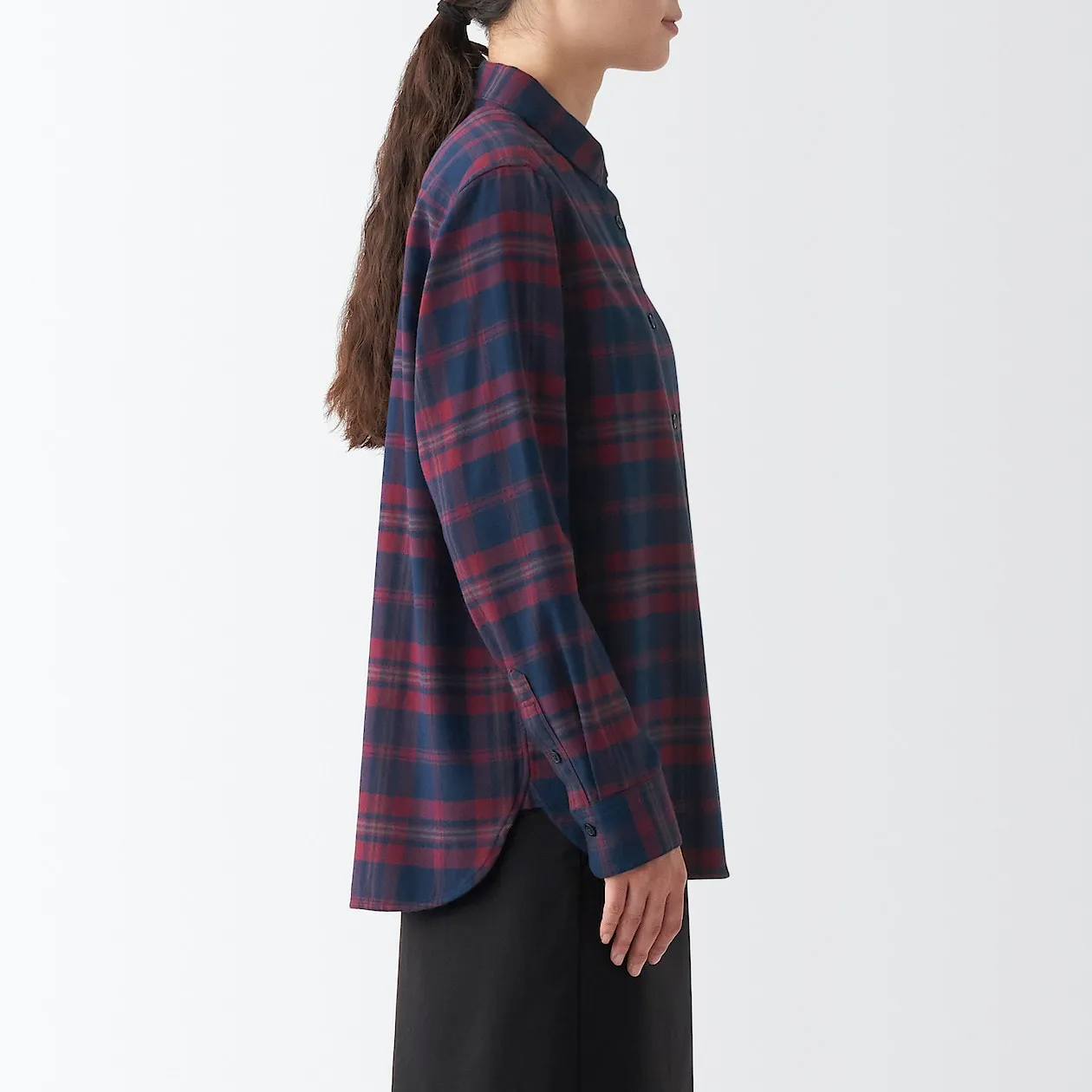 Double Brushed Flannel Long Sleeve Shirt