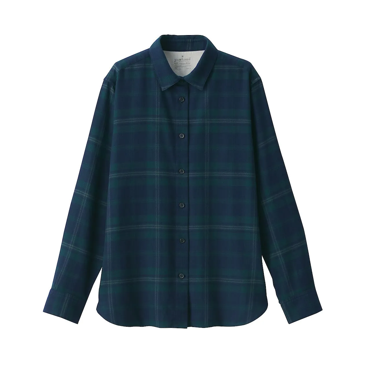 Double Brushed Flannel Long Sleeve Shirt