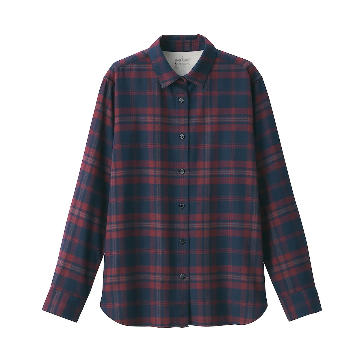 Double Brushed Flannel Long Sleeve Shirt