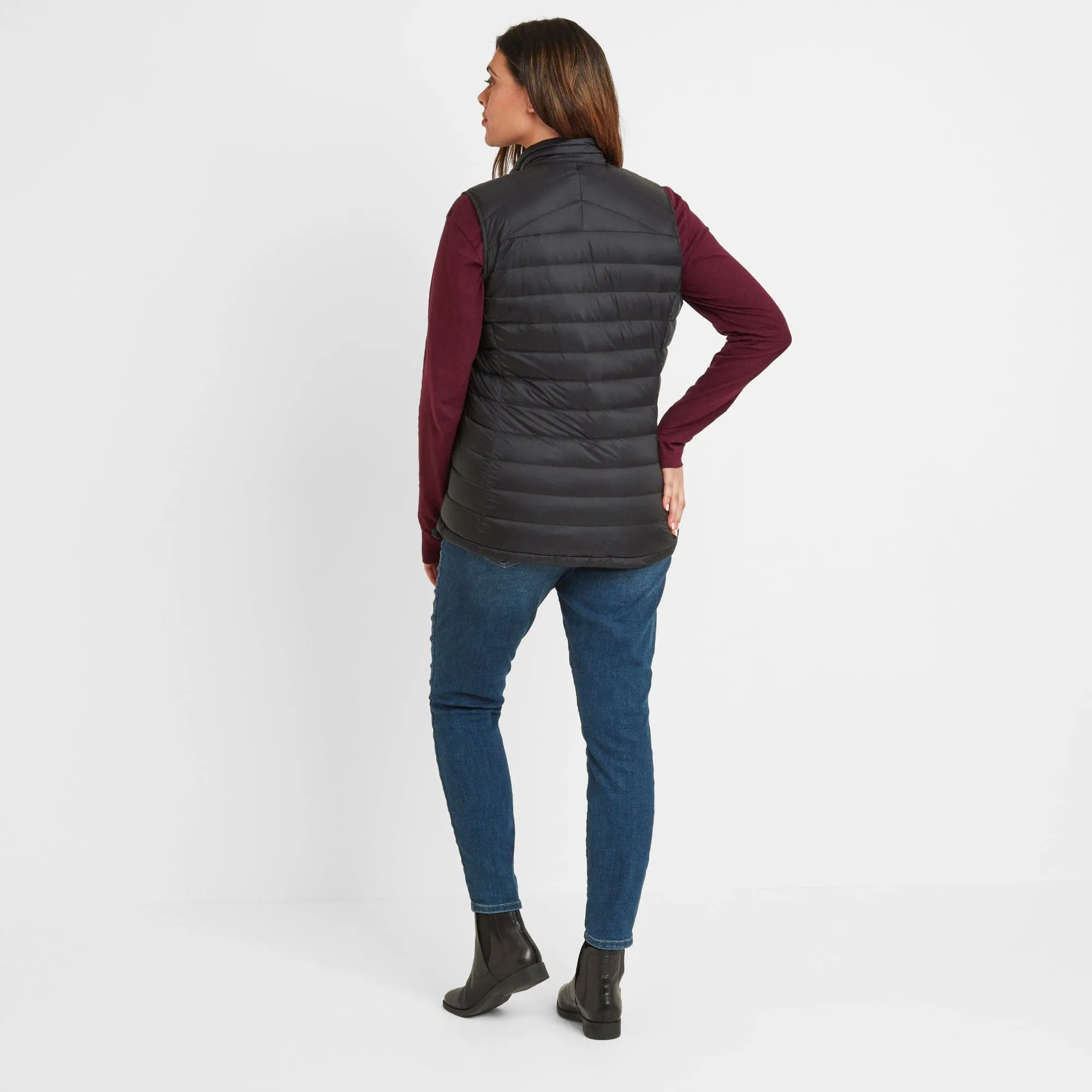 Drax Womens Down Gilet - Black