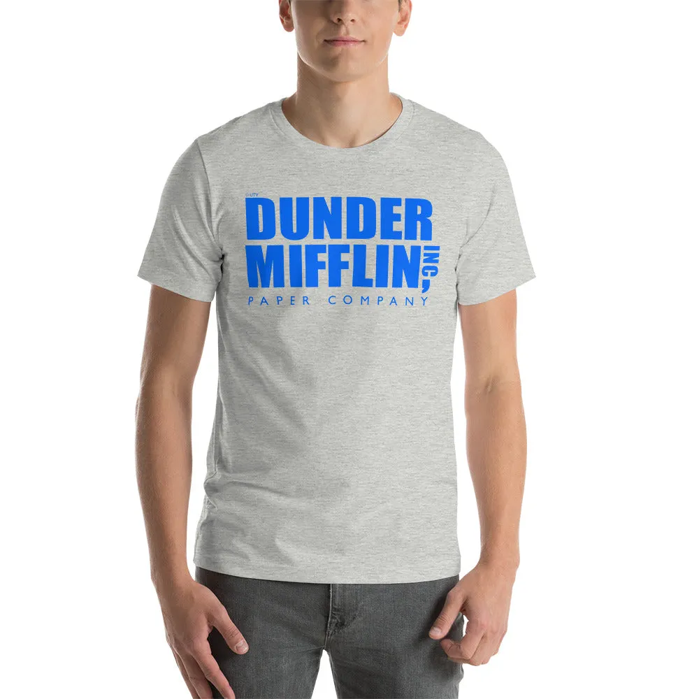 Dunder Mifflin Logo Blue T-Shirt