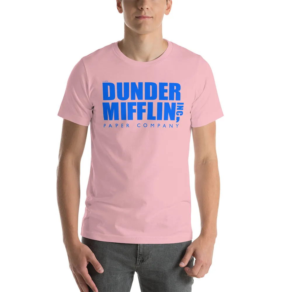 Dunder Mifflin Logo Blue T-Shirt