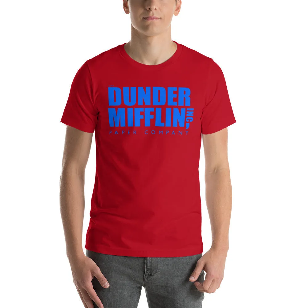 Dunder Mifflin Logo Blue T-Shirt