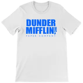 Dunder Mifflin Logo Blue T-Shirt