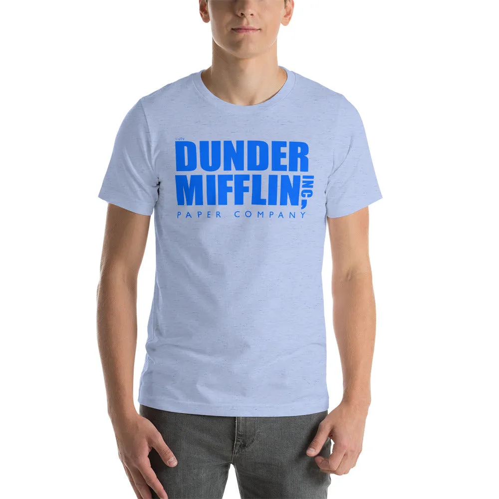 Dunder Mifflin Logo Blue T-Shirt