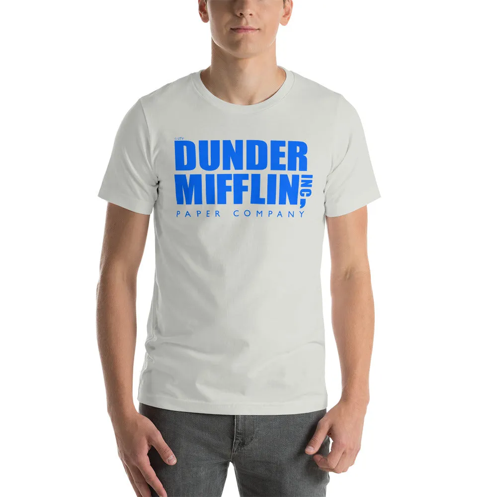 Dunder Mifflin Logo Blue T-Shirt