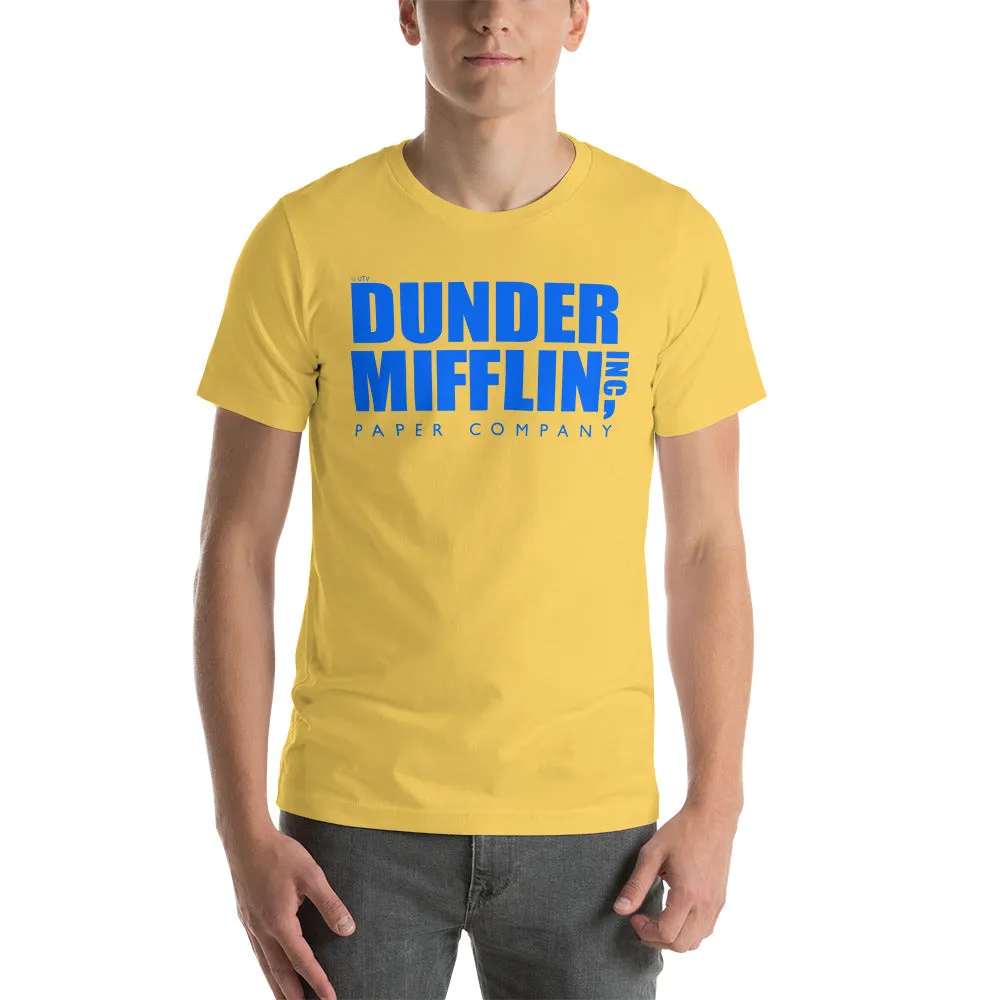 Dunder Mifflin Logo Blue T-Shirt